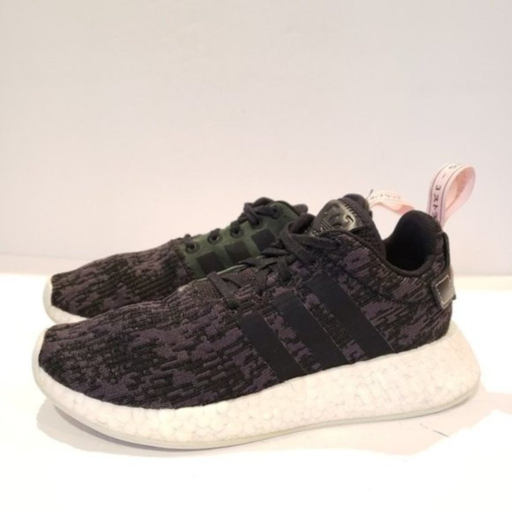 adidas NMD_R2 core black/wonder pink BY9314 size 7 Womens Sneakers Boost